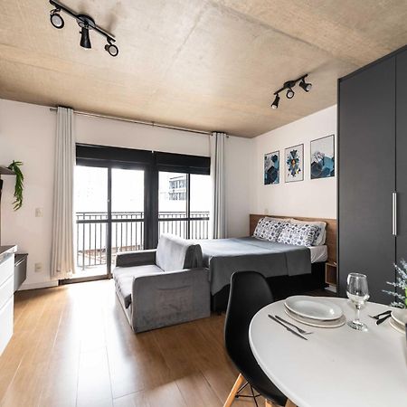 47 New Studio Next Paulista Av, Fast Wifi And Balcony Сан-Пауло Экстерьер фото