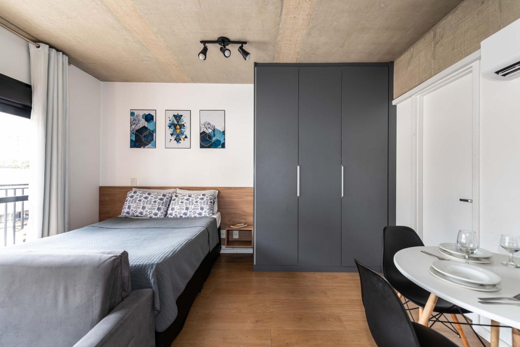 47 New Studio Next Paulista Av, Fast Wifi And Balcony Сан-Пауло Экстерьер фото